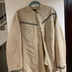 Traditional mexican button down